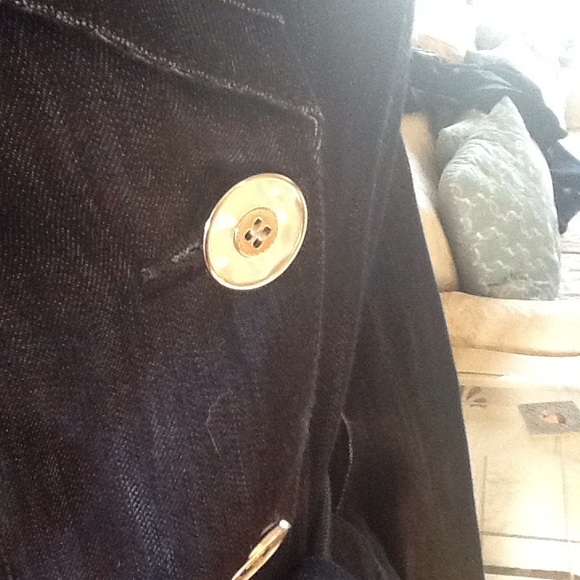 Baccini dark blue Jean jacket - Picture 6 of 6